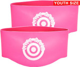 Unique Sports Lace Bands Cleat Lace Covers, Youth - Neon Pink