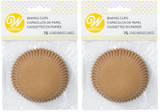 Wilton Unbleached Paper Baking Cups - 75 Pack, Cupcake Muffin Liners (2-Pack)