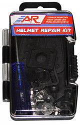 A&R Sports Helmet Repair Kit, 19-Piece w/ Case