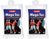 Tourna Mega Tac 10 XL Grips, 103 cm x 29 mm - Blue (2-Pack)