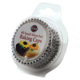 Norpro Silver Foil Baking Cups - Set of 60 Mini Cupcake Liners