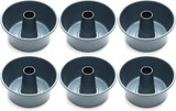 Fox Run Preferred Non-Stick Mini Angel Food Cake Pan, 4 Inches (6-Pack)