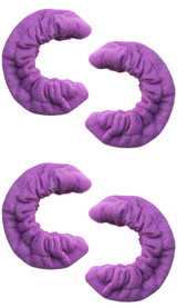 A&R Sports Terry Cloth Blade Covers, Large - Purple (2-Pack)