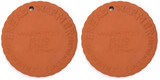 Fox Run Terra Cotta Bread Warmer, Round 4.5 Inches (2-Pack)