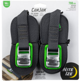 Nite Ize 2-Pack CamJam Tie Down Straps, 18’ - 700 lbs Load Limit