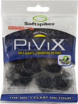 Softspikes 18-Count Pivix Golf Cleats, Fast Twist 3.0 - Gray/Black