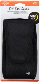 Nite Ize Clip Case Cargo Universal Rugged Holster - Double Wide - Black