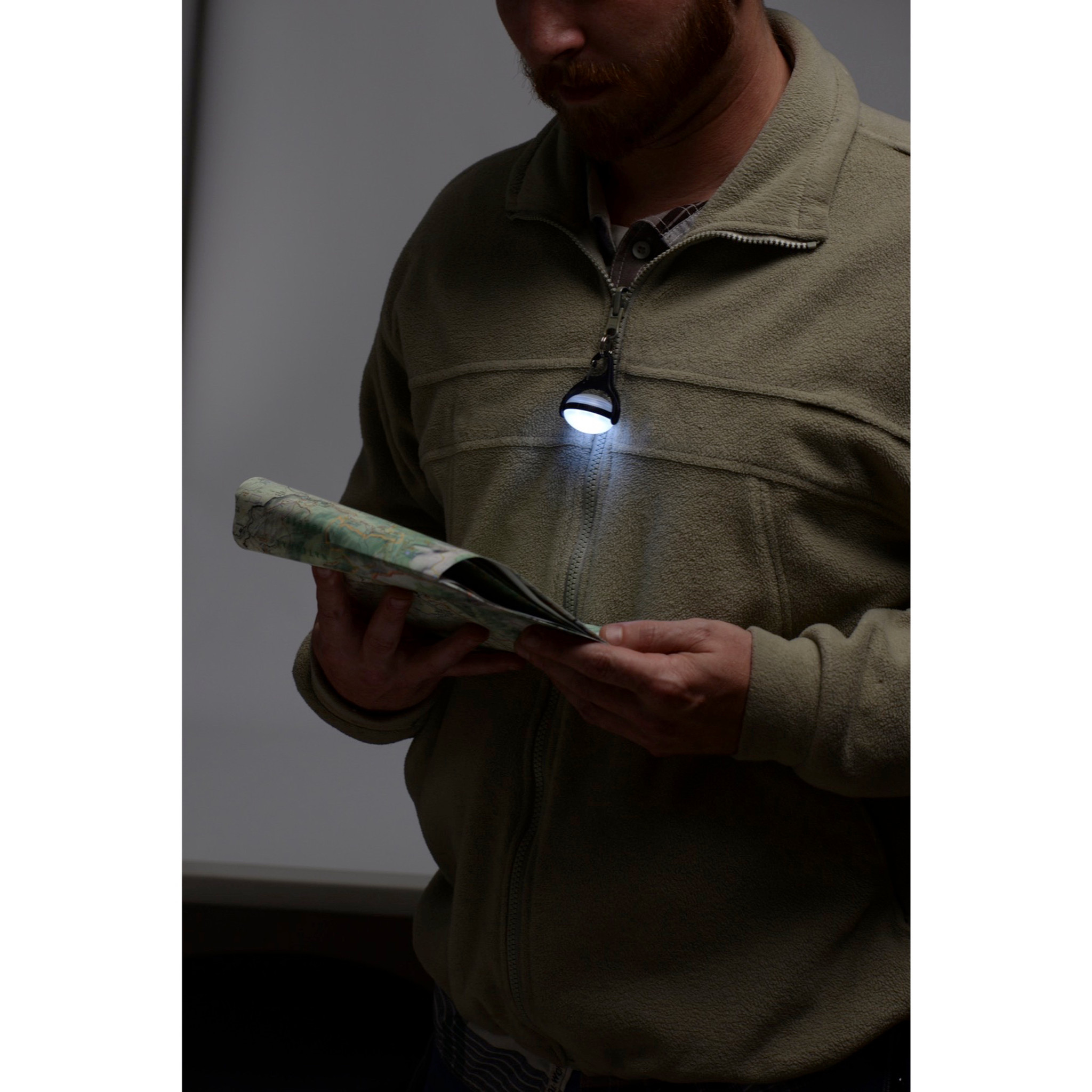 2-Pack Nite Ize MoonLit LED Micro Lantern White w/Carabiner Clip Tent Light 