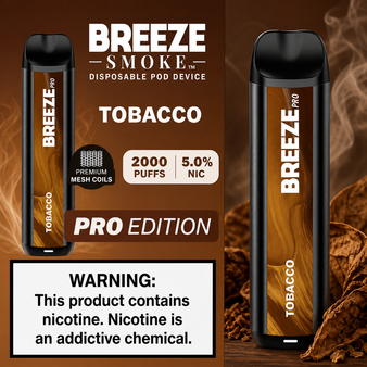 Breeze Pro Disposable Vape – 2000 Puffs
