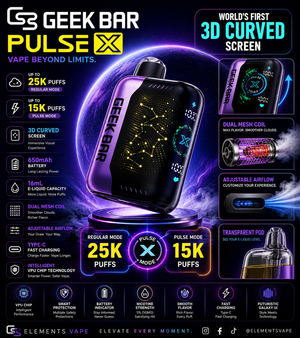 Geek Bar Pulse X 25K Disposable Vape with 25,000 Puffs