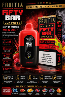 Fifty Bar Fruitia 20K Puffs Disposable Vape