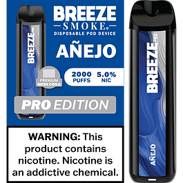 Breeze Pro Anejo / Citrus Disposable Vape 2000 Puffs