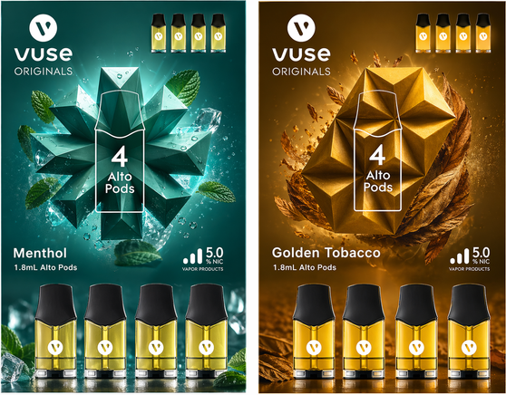 Vuse Alto 5% Pods – Pack of 4 | Buy Online at Elements Vape