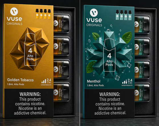 Vuse Alto 2.4% Pods – Pack of 4 | Buy Online at Elements Vape