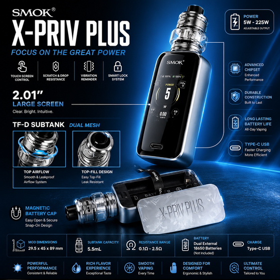 SMOK X-PRIV Plus Starter Kit 225W