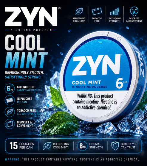 ZYN Nicotine Pouches 15-Pack at Elements Vape