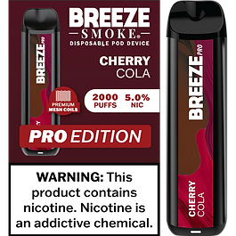 Breeze Pro Cherry Cola Disposable Vape 2000 Puffs