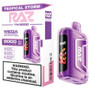 RAZ TN9000 disposable vape device with packaging, 9,000 puffs, 60mL e-liquid, 5 percent nicotine