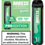 Breeze Pro Gum Mint / Spearmint Disposable Vape 2000 Puffs