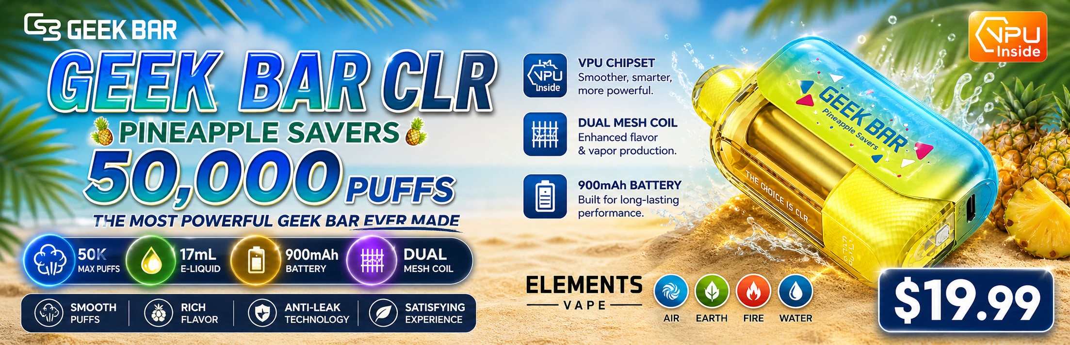 BUY GEEK BAR 50000 PUFFS ONLINE AT BEST PRICE