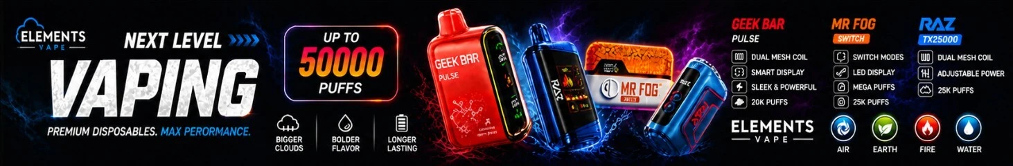 Buy disposable vapes online at Elements Vape