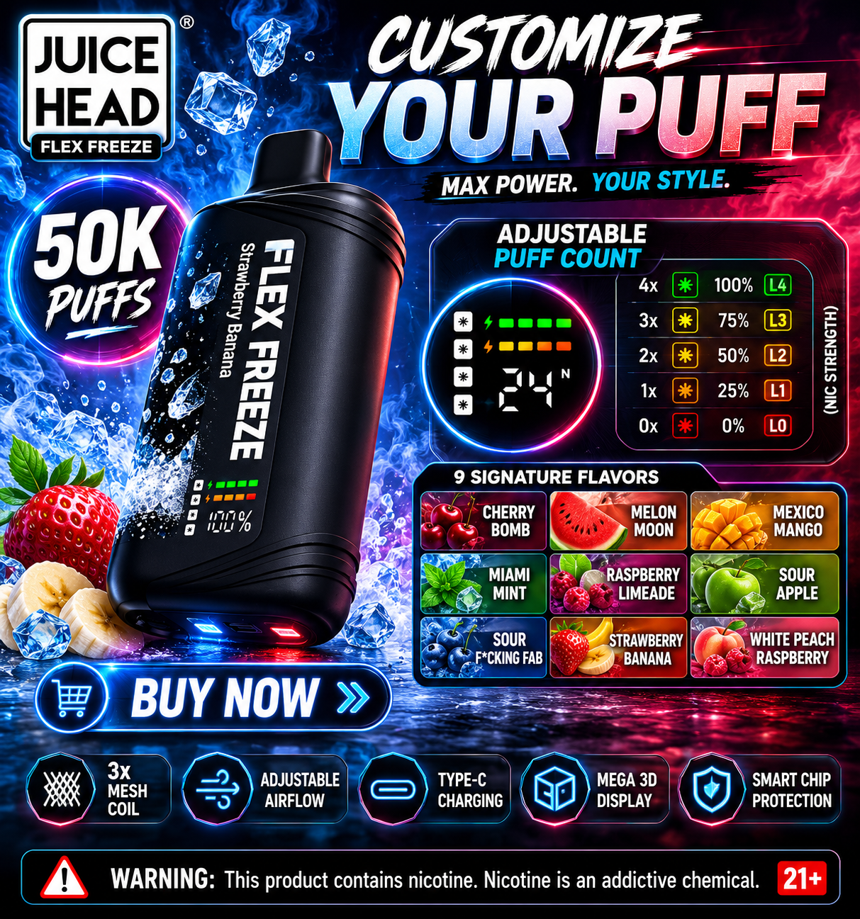 vape juice white gummy Buy Pod Juice x RAZ White Gummy Ice TFN E-Juice 100ml Online