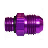 MagnaFuel MP-3015 -8 AN Flare to -6 AN Straight Fitting, Aluminum, Purple | Quarter-Max