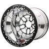 Billet Specialties Comp 7 DBL Rear Black Wheels | Quarter-Max