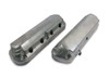 2-Piece Alm Valve Cover Set GM LS Natural Finish
