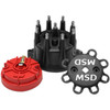 Distributor Cap & Rotor Kit Small Diameter Black