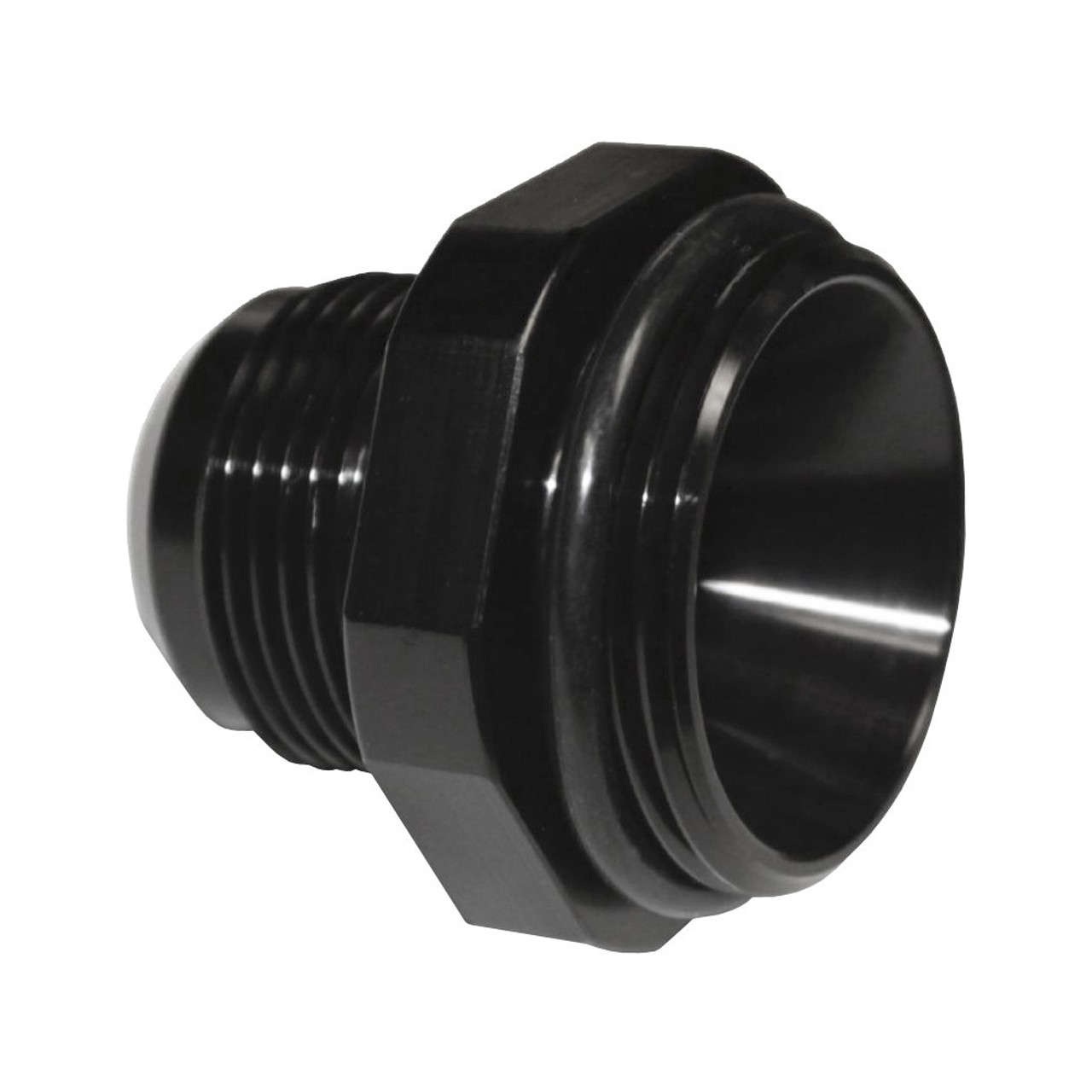 Meziere WN0040S -20 AN to -16 AN Hose WN Style Fitting, Black | Quarter-Max