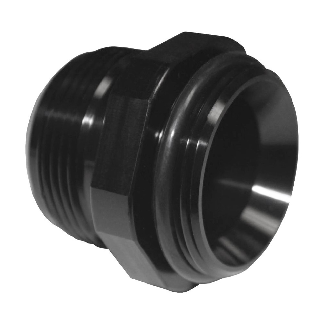 Meziere WN0041S -20 AN to -20 AN Hose WN Style Fitting, Black | Quarter-Max