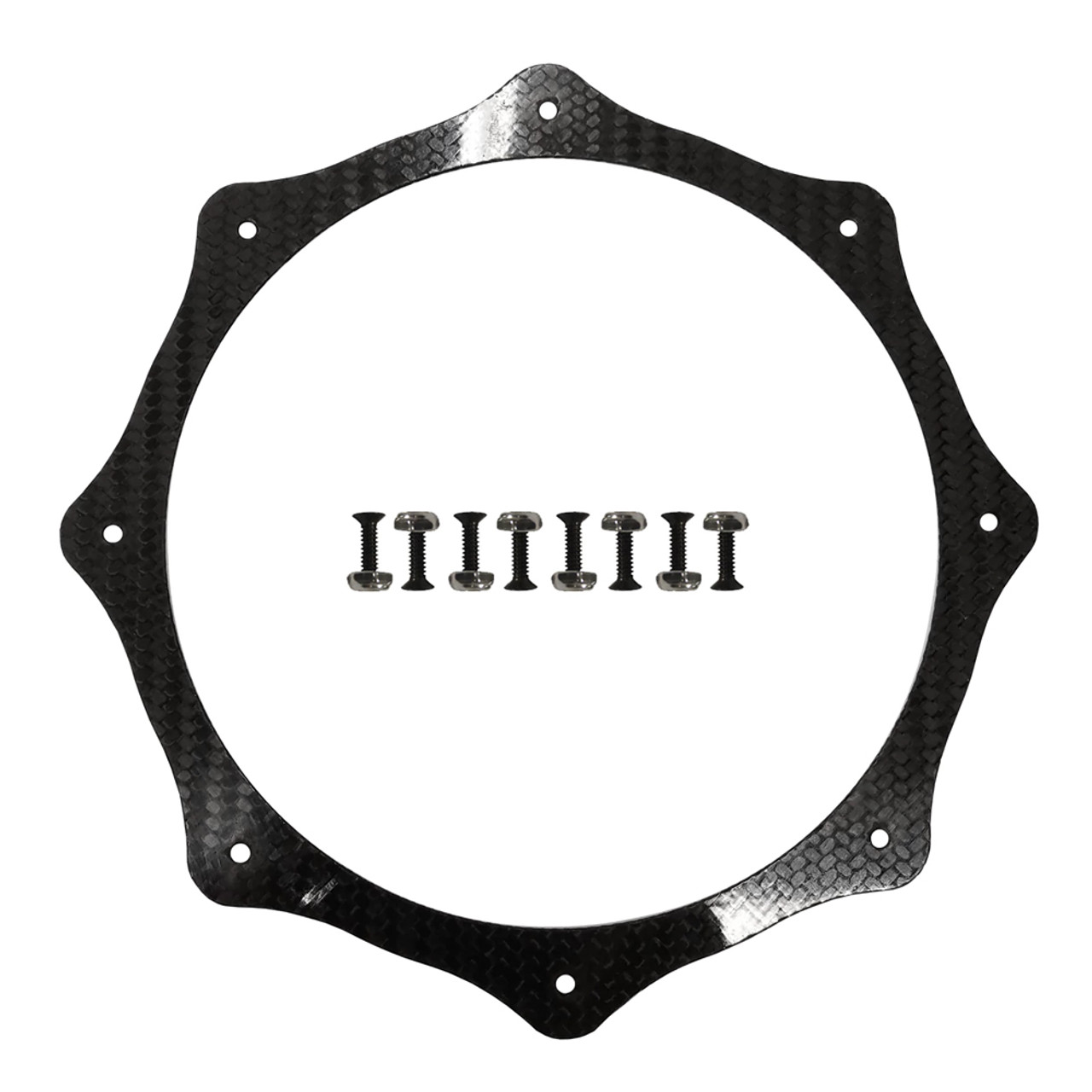 5-7/8 in. Carbon Fiber Body Exhaust Ring Kit | Quarter-Max