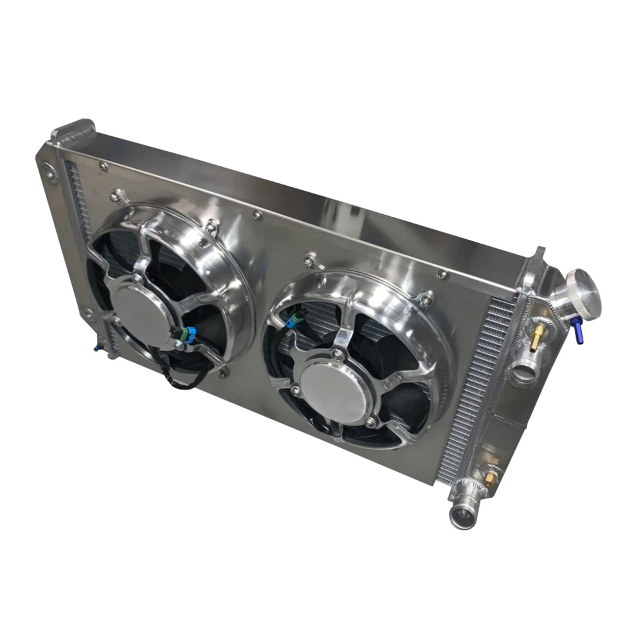 Entropy 1967-1972 Chevy Pickup LSX Radiator with Dual HPX Fans | Quarter-Max