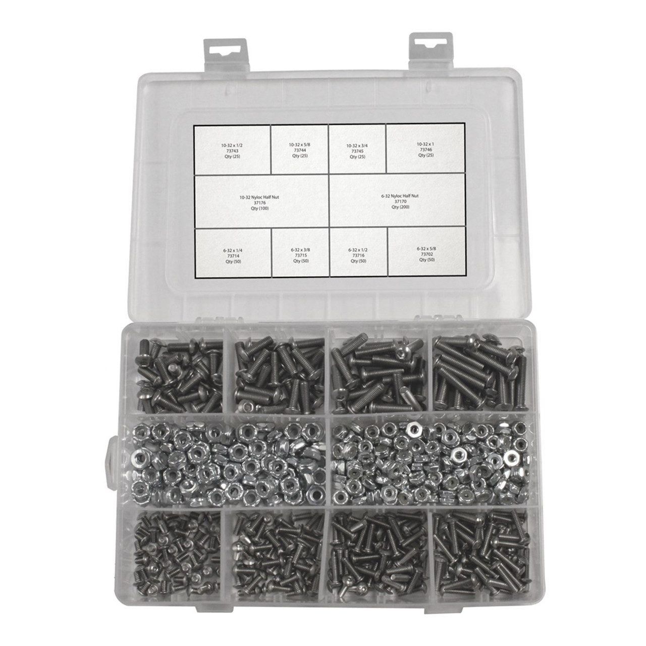 Stainless Steel Screw & Nut Kit | Quarter-Max