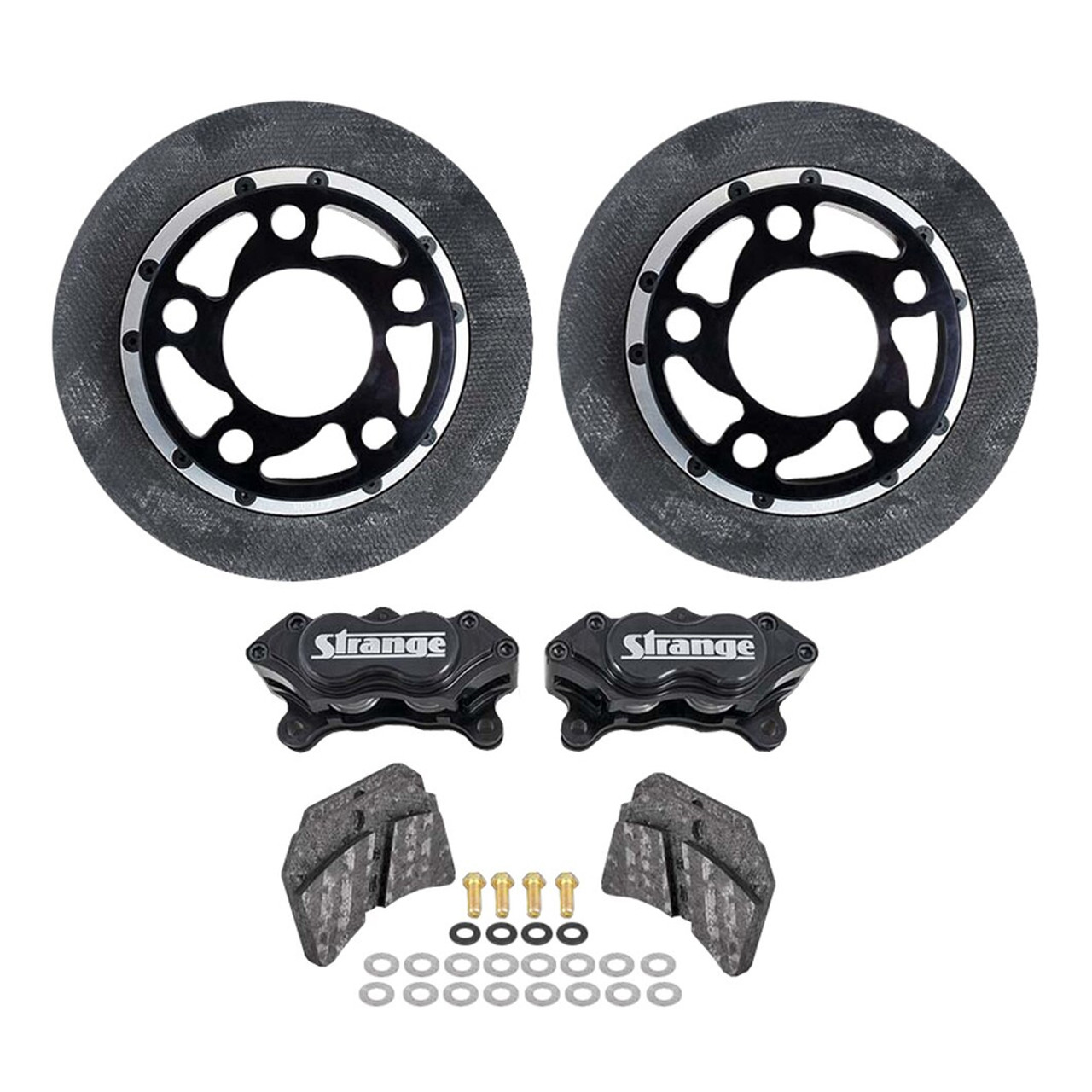 Strange C18105NUC Pro Carbon Rear Brake Kit | Quarter-Max
