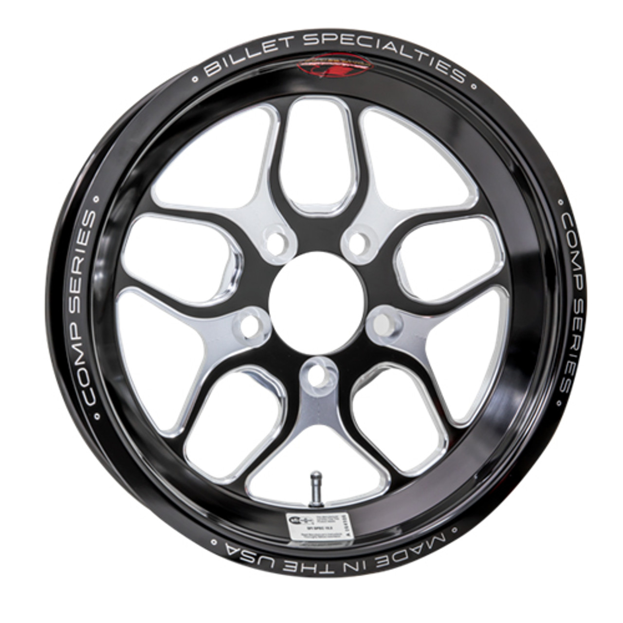 Billet Specialties Comp 7 Black Wheels | Quarter-Max