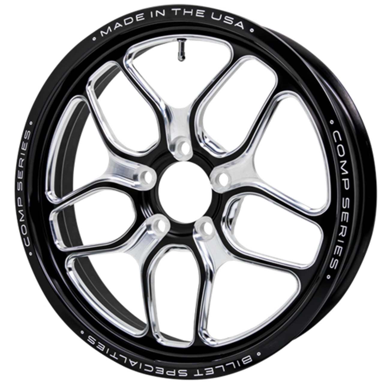 Billet Specialties Comp 7 Black Wheels | Quarter-Max