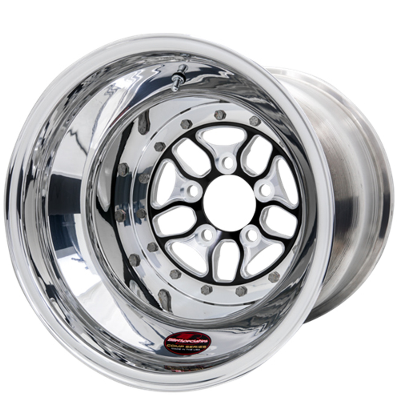 Billet Specialties Comp 7 Rear Black Wheels | Quarter-Max