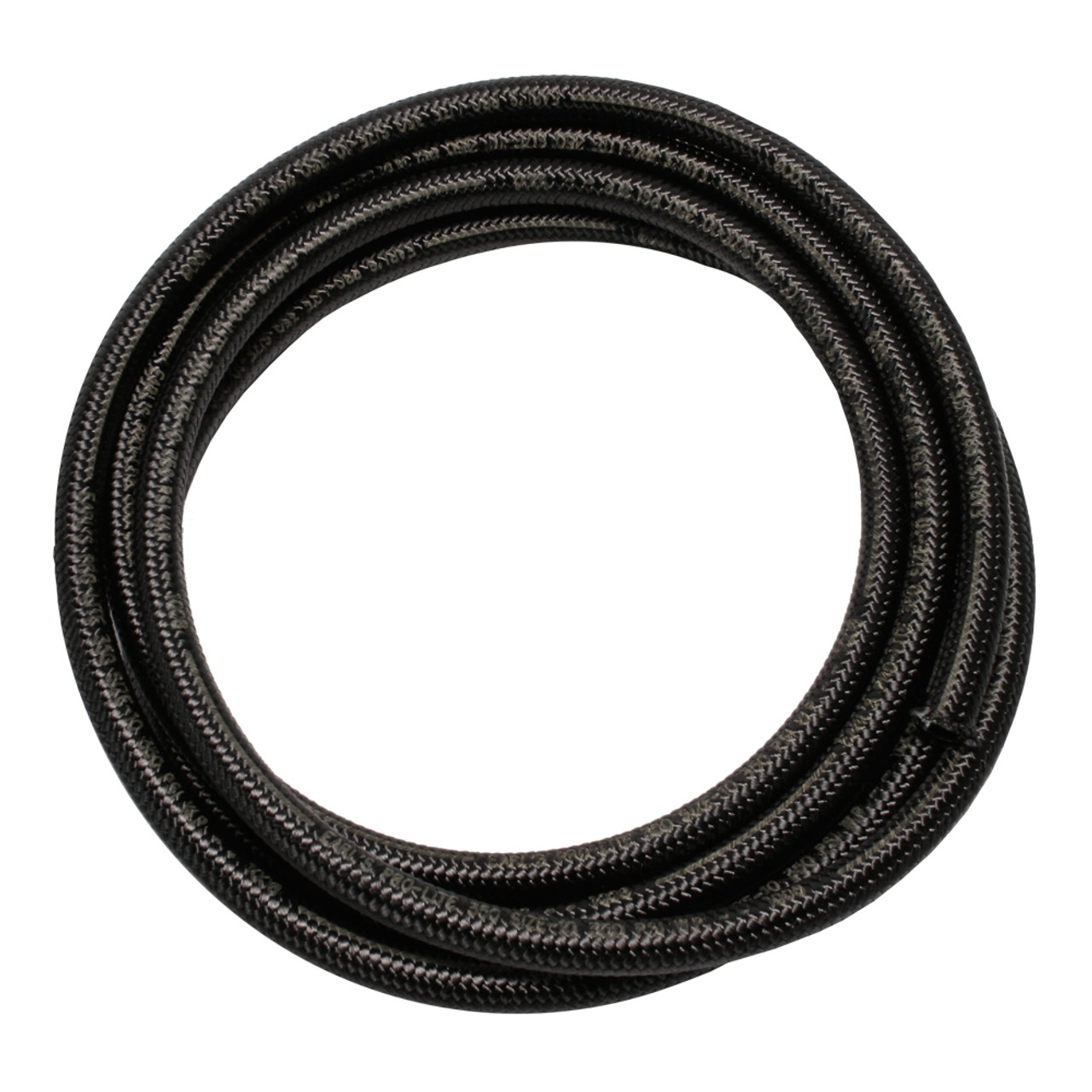-6 AN Nylon Hose, Black | Quarter-Max