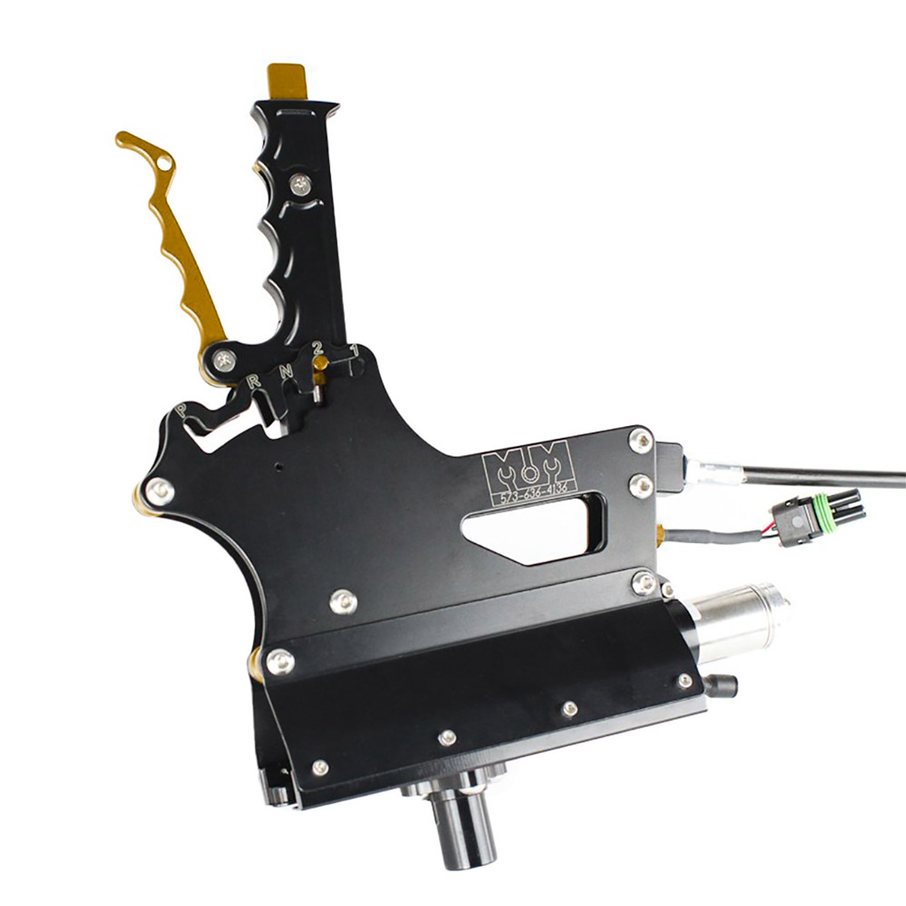 M&M 2-Speed Powerglide Shifter, Gold | Quarter-Max