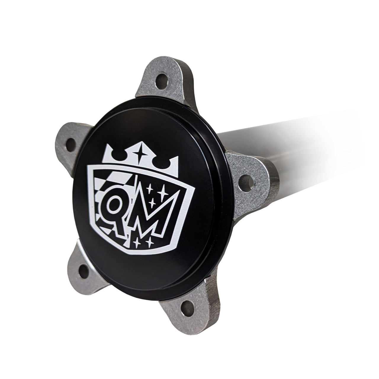 6" Steering Wheel Extension, Welded, Recessed for Horn Button, Titanium QM-203144-6 | Quarter-Max