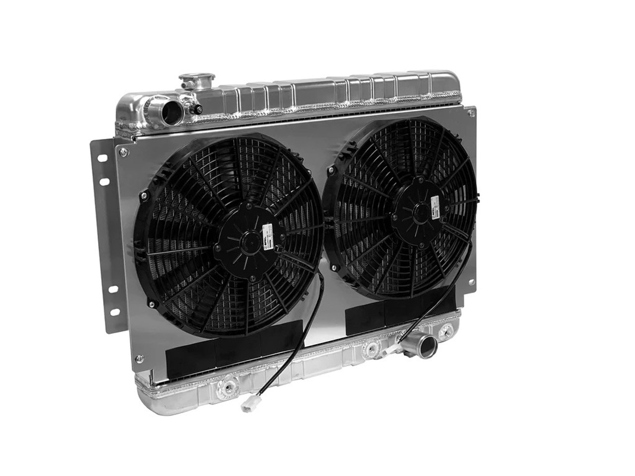 Radiator w/Fans Chevelle 66-67 Auto Trans Raw