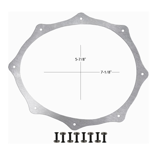 7-1/8 in. x 5-7/8 in. Aluminum Body Exhaust Ring Kit | Quarter-Max