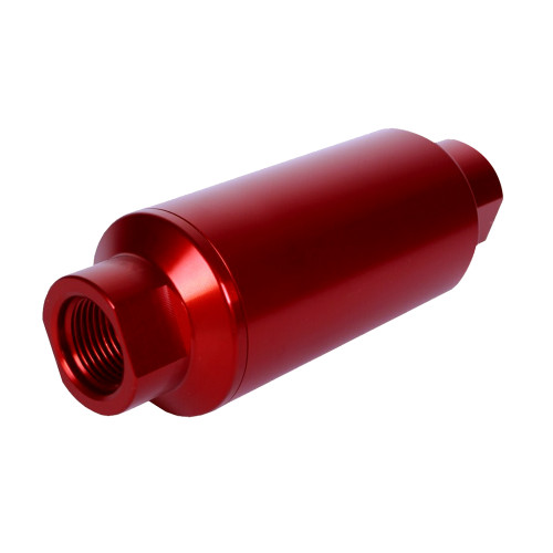 Aeromotive 12340 Filter, 10-m, ORB-10, Red | Quarter-Max