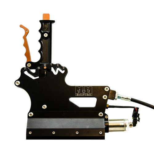 M&M 3-Speed Reverse Pattern Shifter, Orange | Quarter-Max