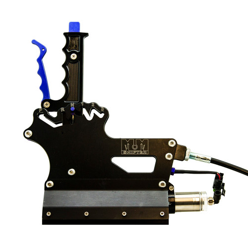 M&M 3-Speed Reverse Pattern Shifter, Blue | Quarter-Max