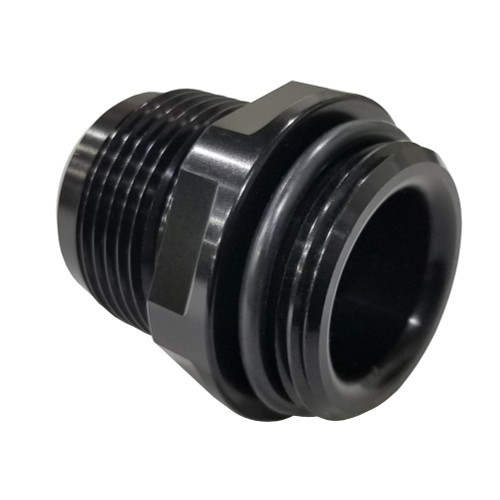 Meziere WP16016S -16 AN ORB to -16 AN Hose Fitting, Black | Quarter-Max