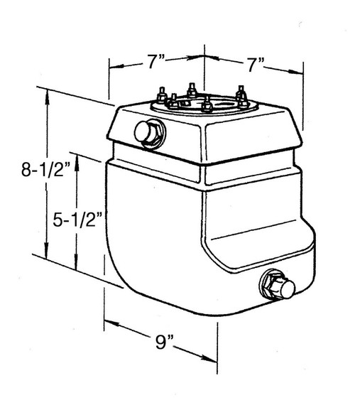 JAZ 220-015-01-#10 1.5 Gallon Pro Stock I Fuel Cell | Quarter-Max