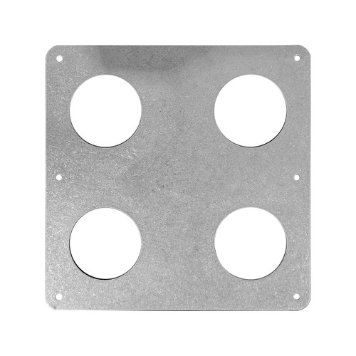 Body Mount Bracket, 5 in. x 5 in., Mild Steel | Quarter-Max